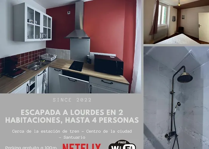 Escapade Dans Grand T2 De Charme Avec Terrasse - Proche Gare Et Centre * Lourdes