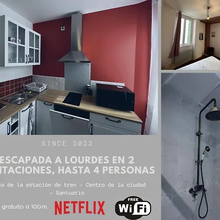 Escapade Dans Grand T2 De Charme Avec Terrasse - Proche Gare Et Centre * Lourdes