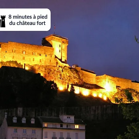 Escapade Dans Grand T2 De Charme Avec Terrasse - Proche Gare Et Centre Lourdes