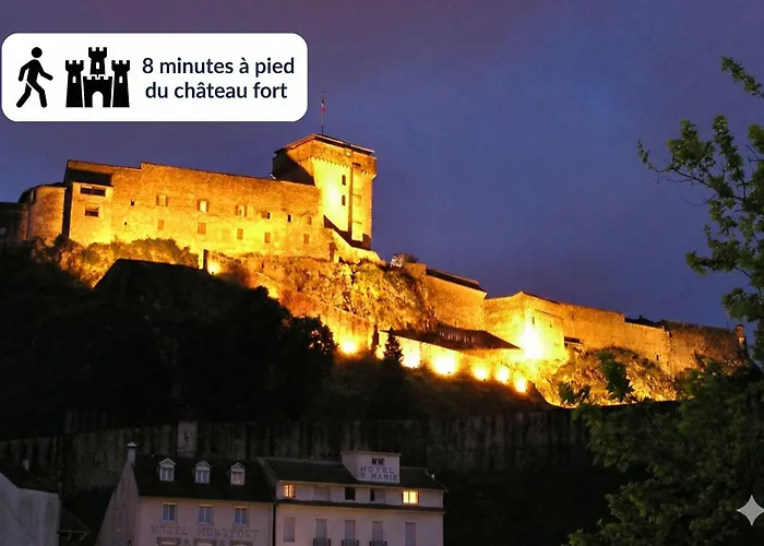 Escapade Dans Grand T2 De Charme Avec Terrasse - Proche Gare Et Centre Лурд